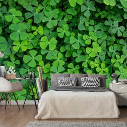 Artgeist Fototapet Green Clover 350 x 245 cm