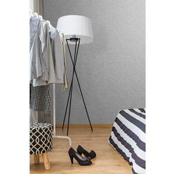 Boutique Charcoal Horizon Textured Plain Wallpaper