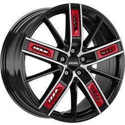 Ronal R67 Red Left JET BLACK 8.5x20 5/112.00 ET30 B76.0