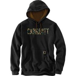 Carhartt Camo-Logo Sweat À capuche Noir