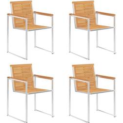 vidaXL 3078551 4-pack Trädgårdsmatstol