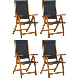 vidaXL 3120454 4-pack Trädgårdsmatstol