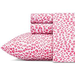 Betsey Johnson Leopard Bed Sheet Pink (243.8x205.7)