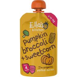 Ella's Kitchen Pumpkin, Broccoli and Sweetcorn Puree 120g 1pak