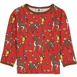 Småfolk Printed T-shirt - Red