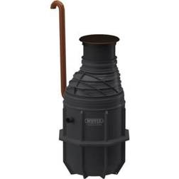 Wavin 2 l/s fedtudskiller m/alarm/slamfang, 110 mm til-/afgang