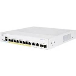 Cisco Business 350-8FP-2G 8-Port Managed PoE Ethernet Switch CBS350-8FP-2GNA 2 x Combinazione Gigabit Ethernet CBS350-8FP-2GNA