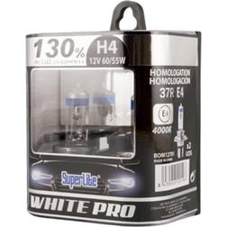 "Glödlampa för bil Superlite White Pro H4 12V 55/60W 4000K 37R/E4"