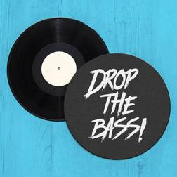 Drop The Bass Record Player Slip Mat