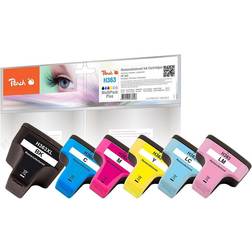 Peach Combi-Pack - Svart/Gul/Cyan