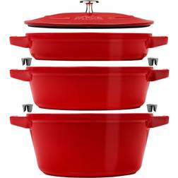 Staub - Cookware Set with lid 3 Parts