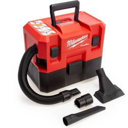 Milwaukee M12 Fvcl-0 Aspiratore Compatto M12 Fuel Per Solidi E Liquidi Con Filtro Hepa Ed Accessori