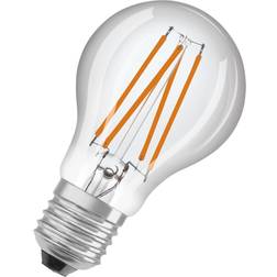 Osram Led Star Classic LED E27 Pera Filamento Chiara 4.9W 470lm 827 Bianco Molto Caldo