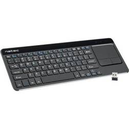 Natec TURBOT Clavier Avec Pavé Tactile Sans Fil 2.4 GHz