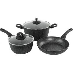 Blackmoor Home Non-Stick Cookware Set with lid 3 Parts