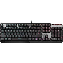 MSI Vigor GK50 Black Keyboard USB QWERTZ German Layout