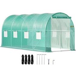 VEVOR Film Tunnel Greenhouse Acero inoxidable Plástico