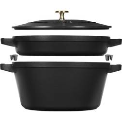 Zwilling Batería 2-pzs - Black Juego de utensilios de cocina con tapa