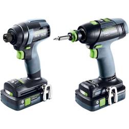 Festool TID 18 HPC 4,0 I-Set T18 18V Li-Ion Accu Combiset (2x 4,0Ah) In Systainer