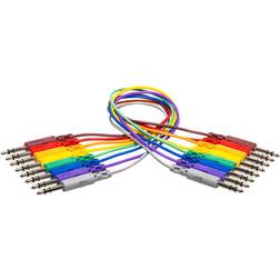 Hosa CSS-845 1/4-inch TRS 1/4-inch TRS Cable 8-pack