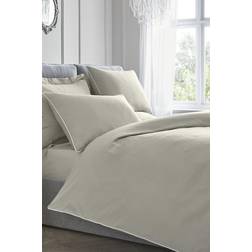 Cotton Percale 200 Thread Count Duvet Cover White, Silver, Grey