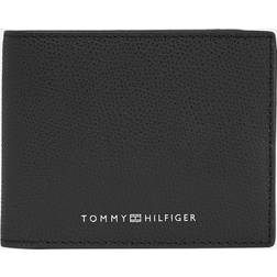 Tommy Hilfiger TH Business Small Leather Wallet - BLACK