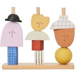 Ferm Living Character Stacking Blocks Multi