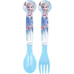 Disney Frozen bestiksæt II piger 22 cm blå 2 stk