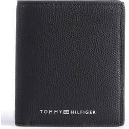 Tommy Hilfiger TH Business Leather Trifold Wallet - BLACK