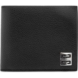 Givenchy 4G Grain Leather Billfold Wallet Black