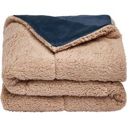 Brentfords Brentfords Sherpa Pet Soft Animal Throw Fleece Blankets Blue