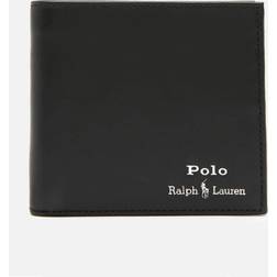 Polo Ralph Lauren Men's Smooth Leather Bifold Coin Wallet - Black