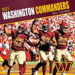 Turner Licensing "Washington Commanders 2023 Team Wall Calendar, Multicolor"