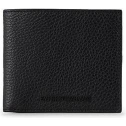 Emporio Armani Bifold Pengepung med Logo - Sort