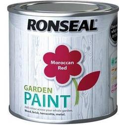 Ronseal 38268 Garden Paint Moroccan Wood Paint Red 0.25L