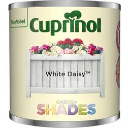 Cuprinol Garden Shades Tester Paint Pot Daisy Wood Paint White Daisy 0.125L