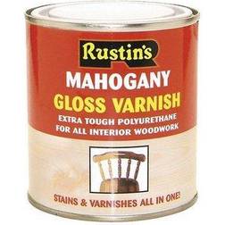 Rustins POGA500 Polyurethane Varnish Stain Gloss
