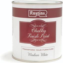 Rustins CHAPW250 Chalky Finish Paint Windsor Blue, White 0.25L