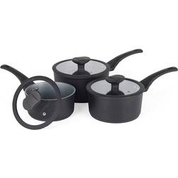Russell Hobbs Crystaltech Set di pentole con coperchio 3 Parti