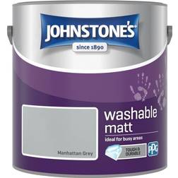 Johnstones Interior Washable Matt Grey 2.5L