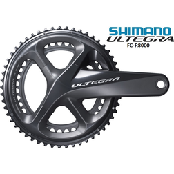 Shimano Grey Ultegra FC-R8000 11 Speed Double Chainset 175mm