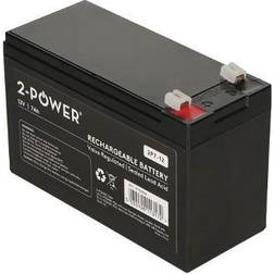 2-Power Batteri 12V 7Ah VRLA