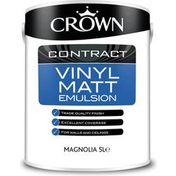 Crown Magnolia Contract Paint Wall Paint White