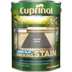 Cuprinol Anti-Slip Decking Stain Woodstain Silver Birch 5L