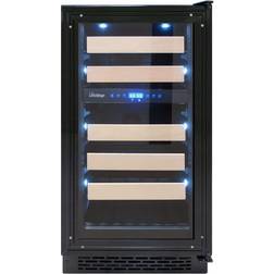 Vinotemp 18-Bottle Panel-Ready Wine Blue, Black