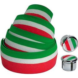 Cinelli Cinta Para Manillar Cork Italian Verde Blanco Rojo - Green/White