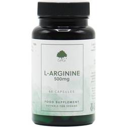 G&G Vitamins L-Arginine 500mg 60 Capsules 60 stk