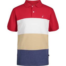 Nautica Little Boy's Colorblock Polo T-shirt - Melonberry