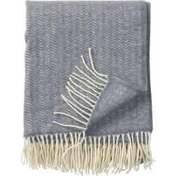 Klippan Yllefabrik Tippy ullpläd merinoull kashmir Blankets Grey (180x130cm)