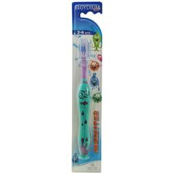 Elgydium Monster Toothbrush 2-6 Years Supple Red and Green